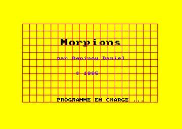 Morpions (F) (1985) (PD) screen shot title